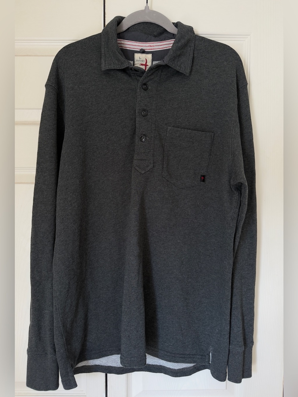 Relwen LONG SLEEVE VINTAGE PIQUE POLO
